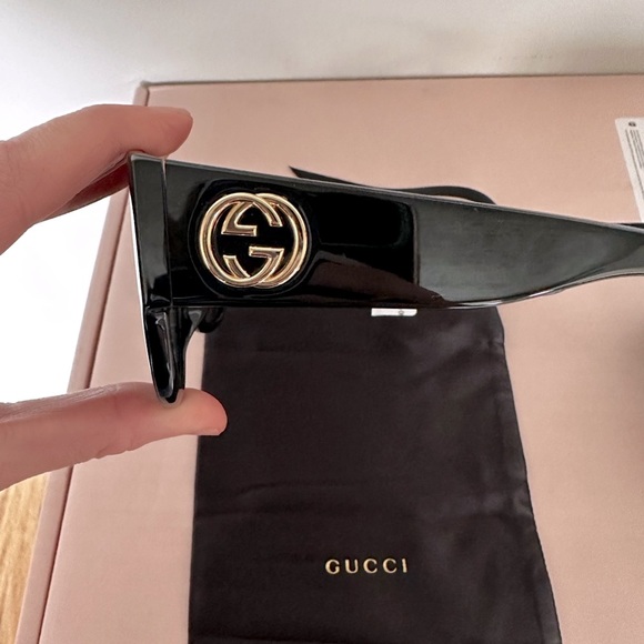 NWT | GUCCI 55MM Square Sunglasses | Black | One Size